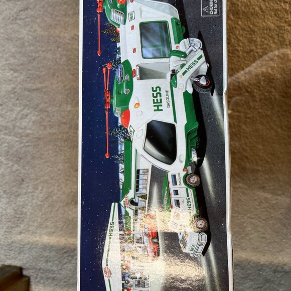 2001 Hess Helicopter Toy Set with Motorcycle & Cruiser – Lights & Sounds, NIB - Picture 15 of 16